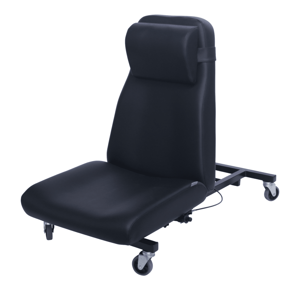 Chariot De Garagiste 2en1 Pliable - Siège Mécanicien Avec 6 Roues - Confortable Et Robuste Jusqu'à 150kg