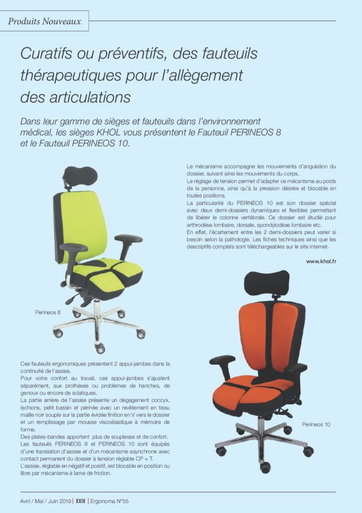 Fauteuil ergonomique CONFORT - CreObois